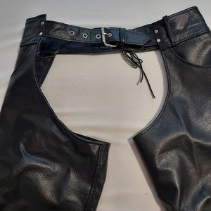 Unisex leather chaps